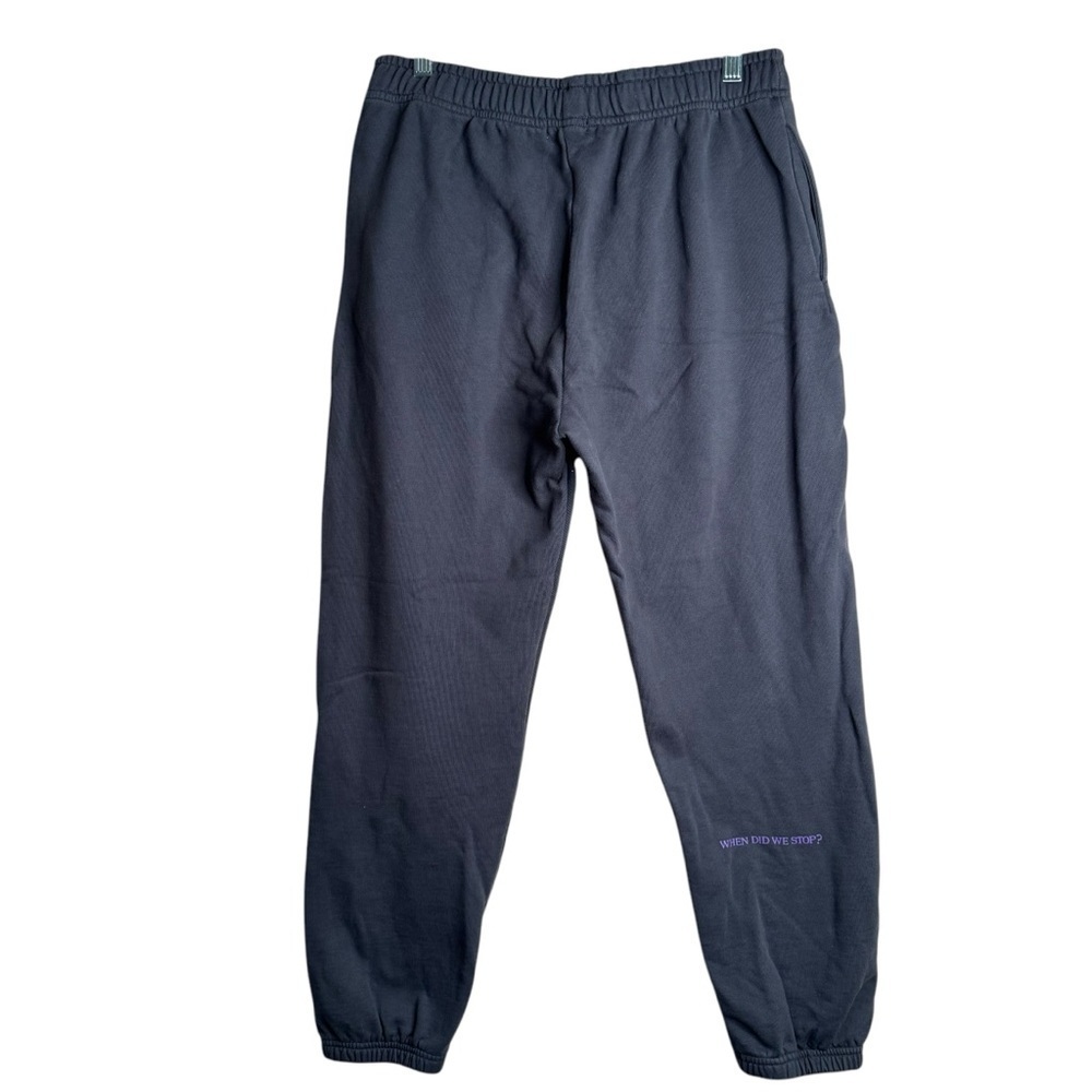 The Mayfair Group Use The Internet For Good Sweatpants in Gray Size L/XL - Picture 2 of 10